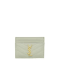 YSL Vintage Blanc Cassandre  Matelasse Card Case