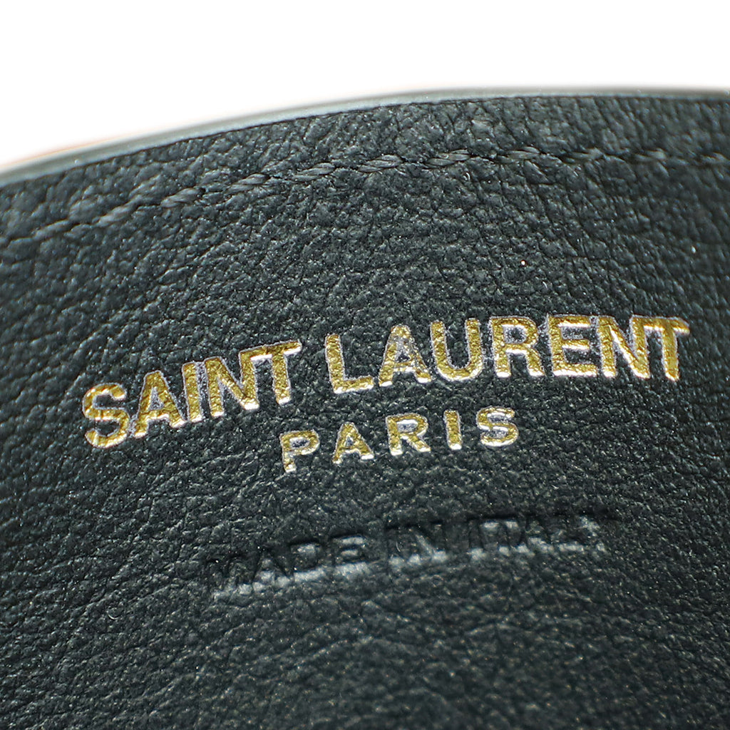 YSL Black Cassandre Matelasse Card Case