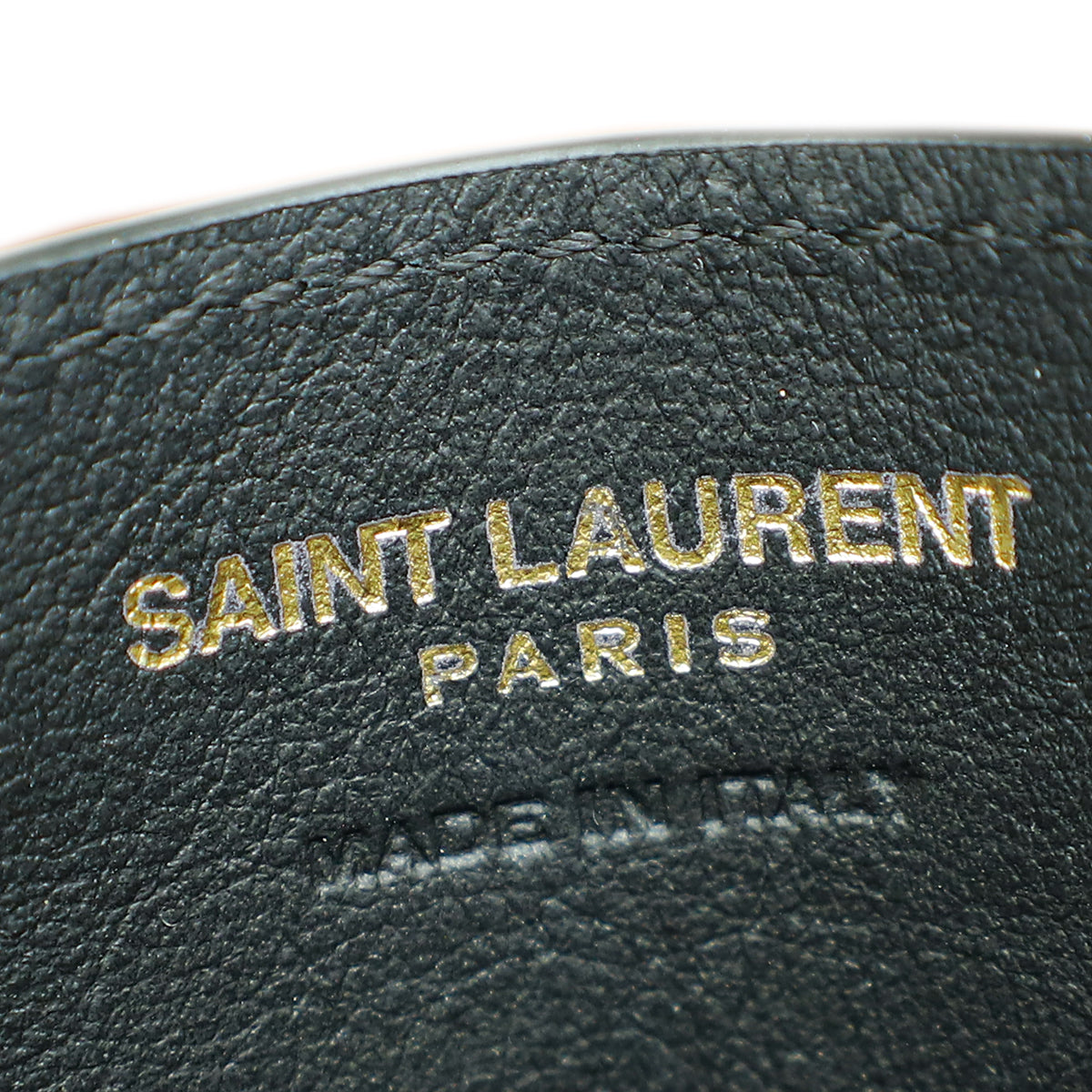 YSL Black Cassandre Matelasse Card Case