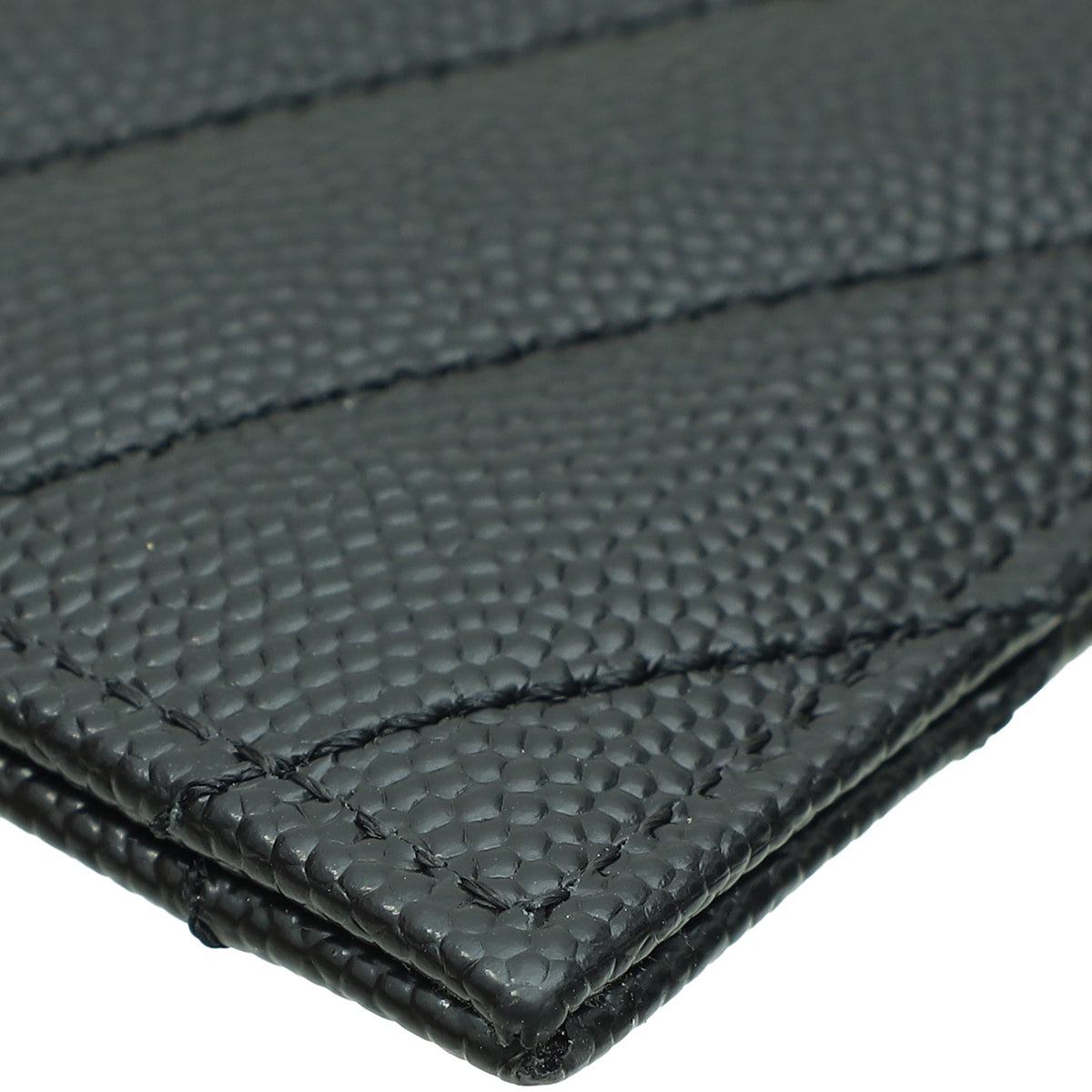 YSL Black Cassandre Matelasse Card Case