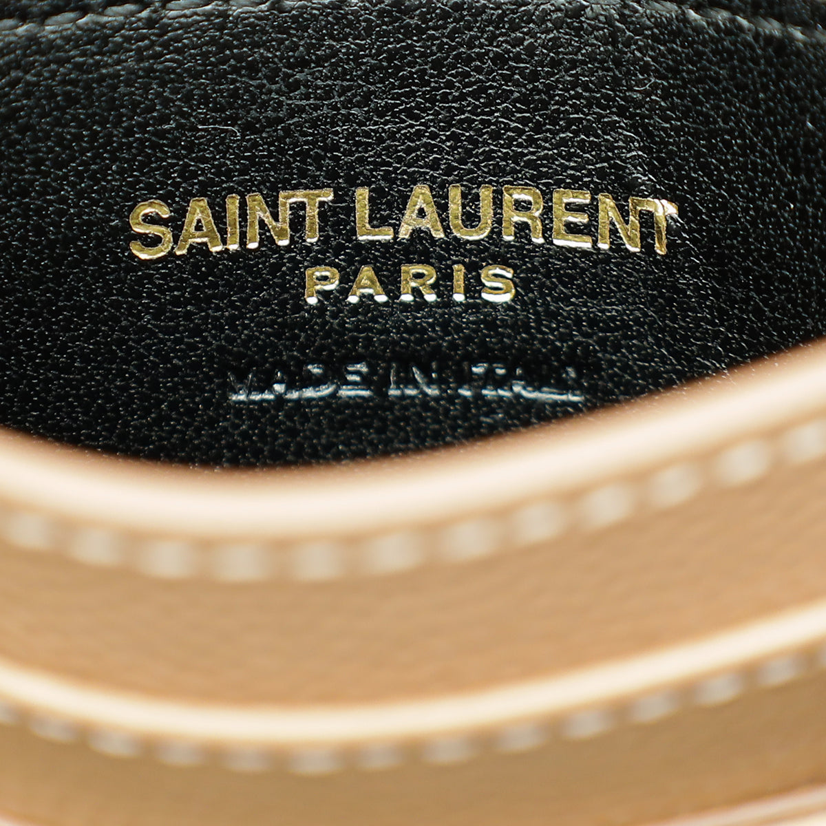 YSL Dusty Rose Cassandre Matelasse Card Case