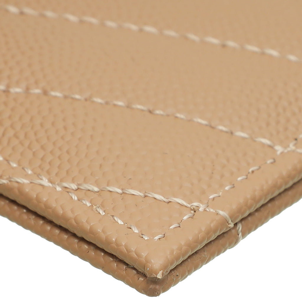 YSL Dusty Rose Cassandre Matelasse Card Case