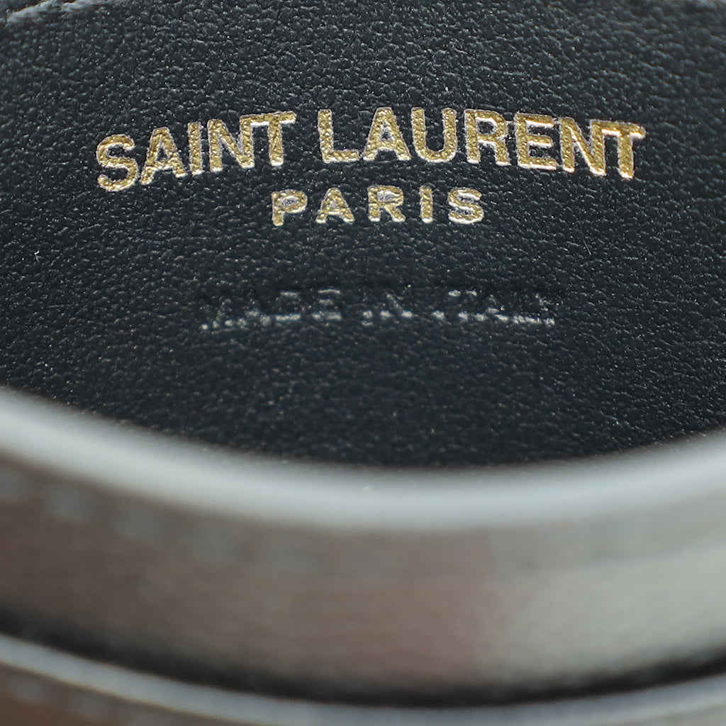 YSL Black Cassandre Matelasse Card Case