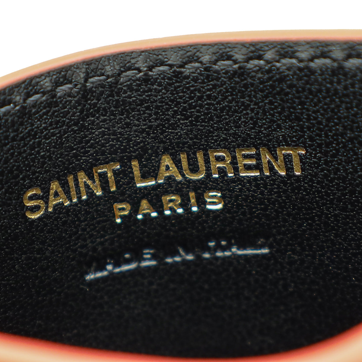 YSL Red Cassandre Matelasse Card Case