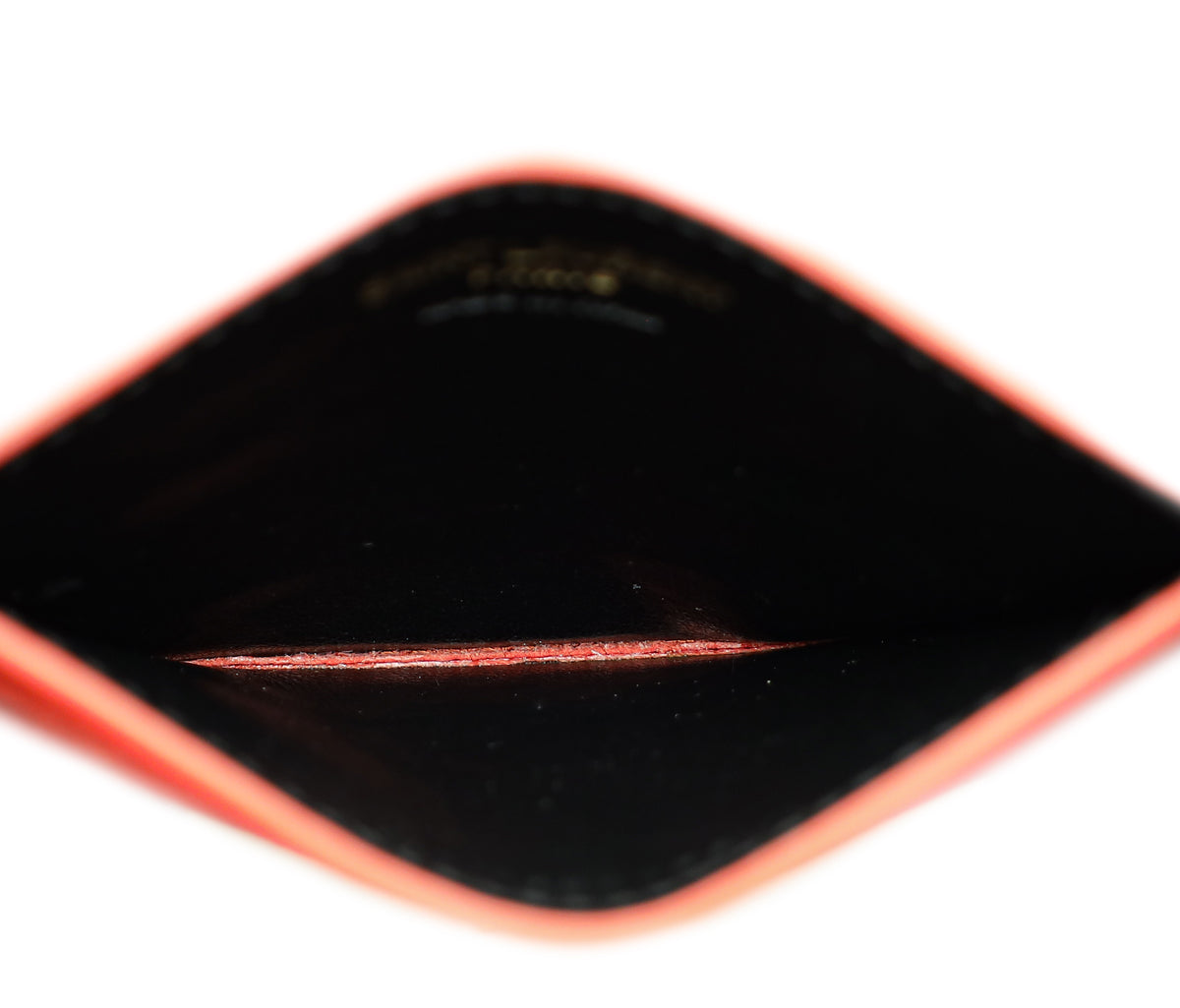 YSL Red Cassandre Matelasse Card Case