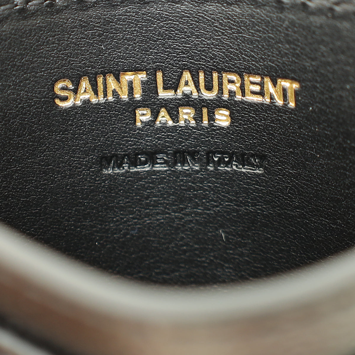 YSL Black Cassandre Matelasse Card Case