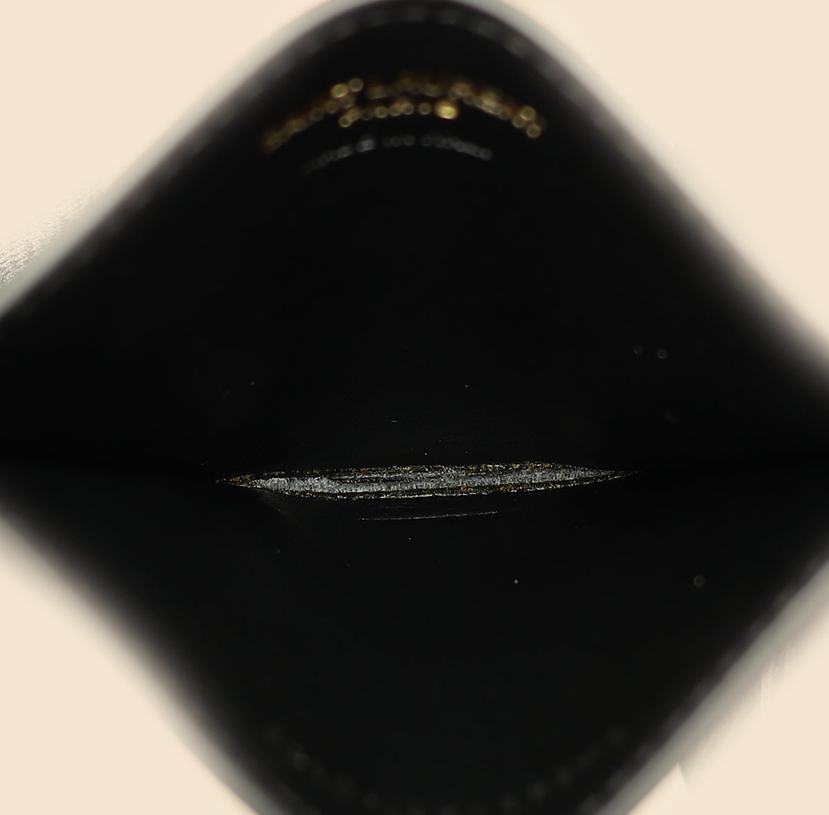 YSL Black Cassandre Matelasse Card Case