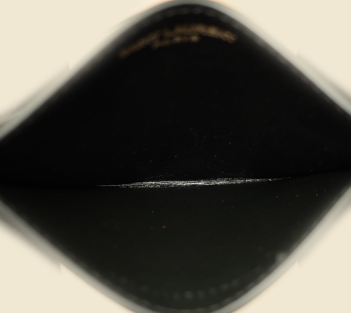 YSL Black Cassandre Matelasse Card Case