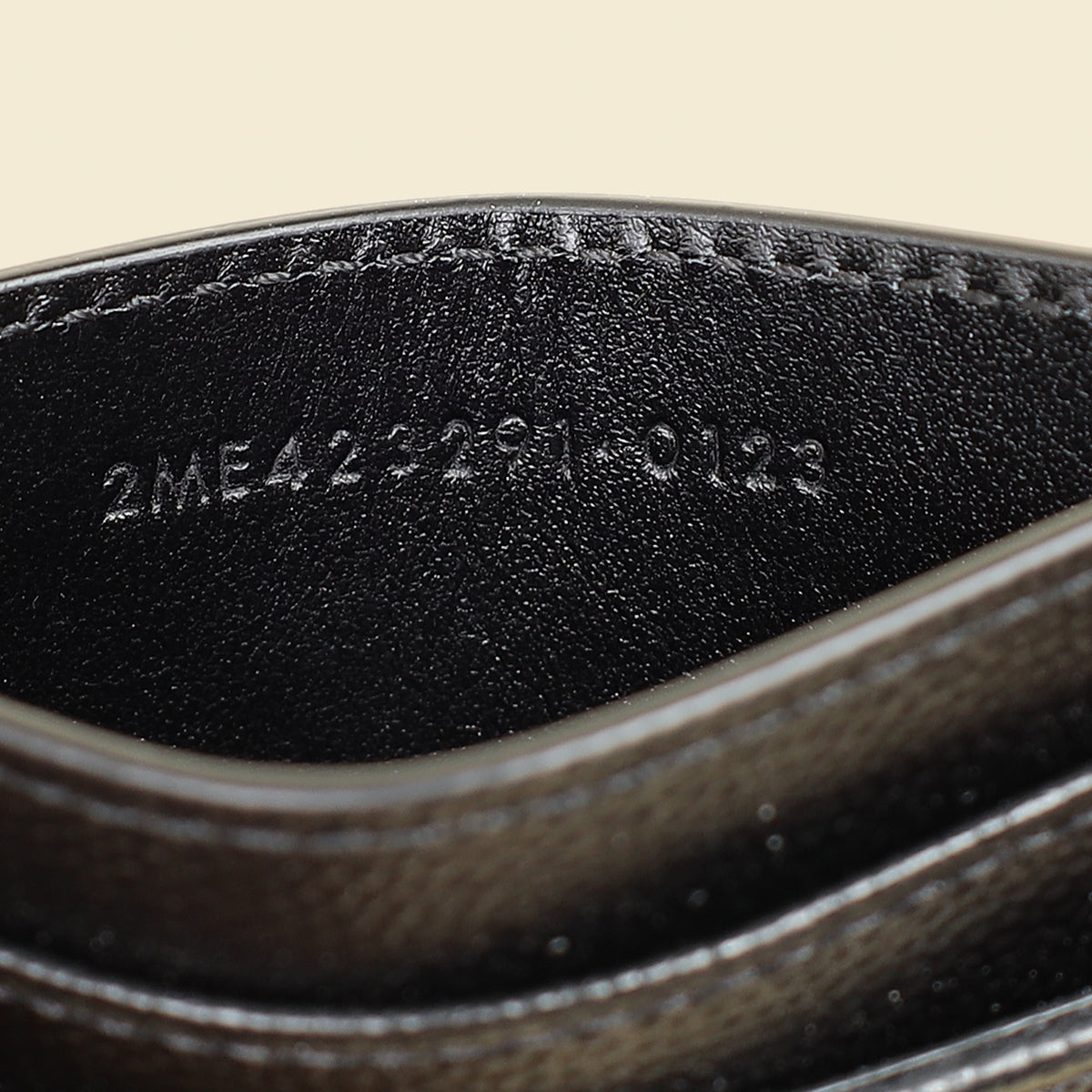 YSL Black Cassandre Matelasse Card Case