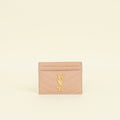 YSL Nude Cassandre Matelasse Card Holder