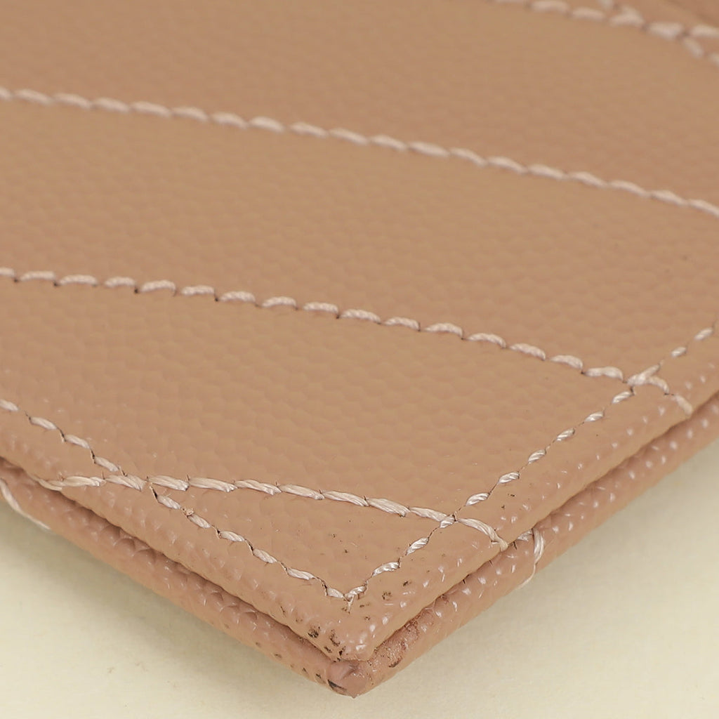YSL Nude Cassandre Matelasse Card Holder