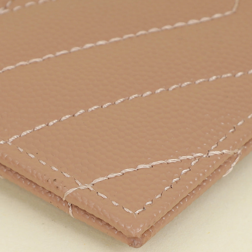 YSL Nude Cassandre Matelasse Card Holder