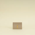YSL Beige Cassandre Matelasse Card Holder