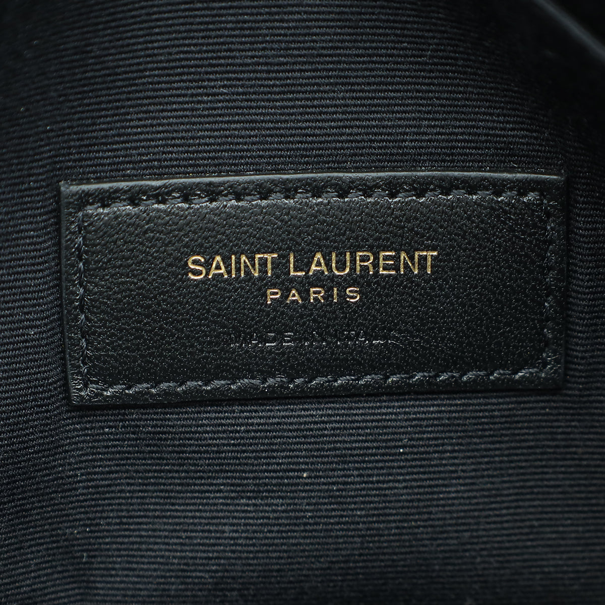 YSL Vintage Blanc Monogram Bill Pouch