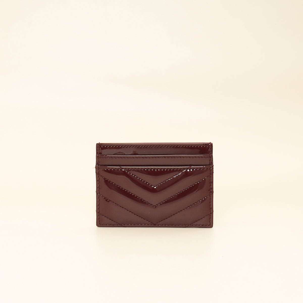 YSL Wine Red Cassandre Card Holder