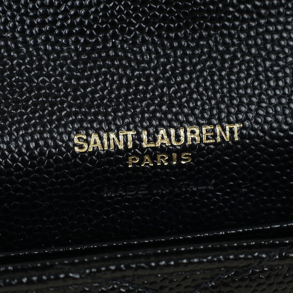 YSL Black Cassandre Wallet