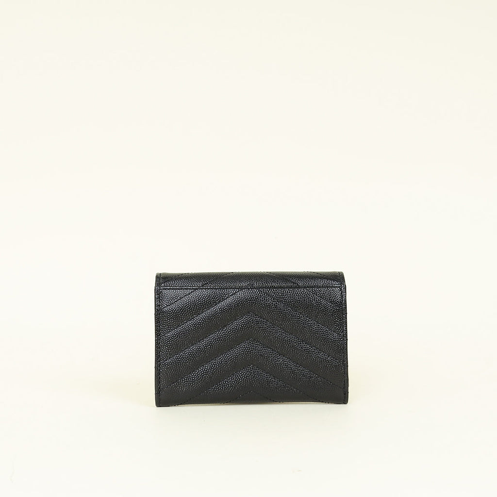 YSL Black Cassandre Wallet