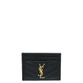 YSL Black Monogram Cassandre Card Case