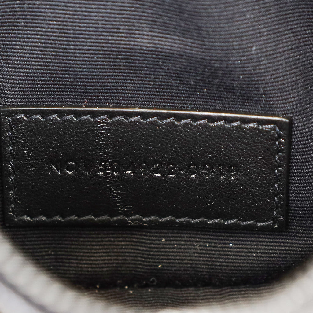 YSL Black Monogram Bill Pouch