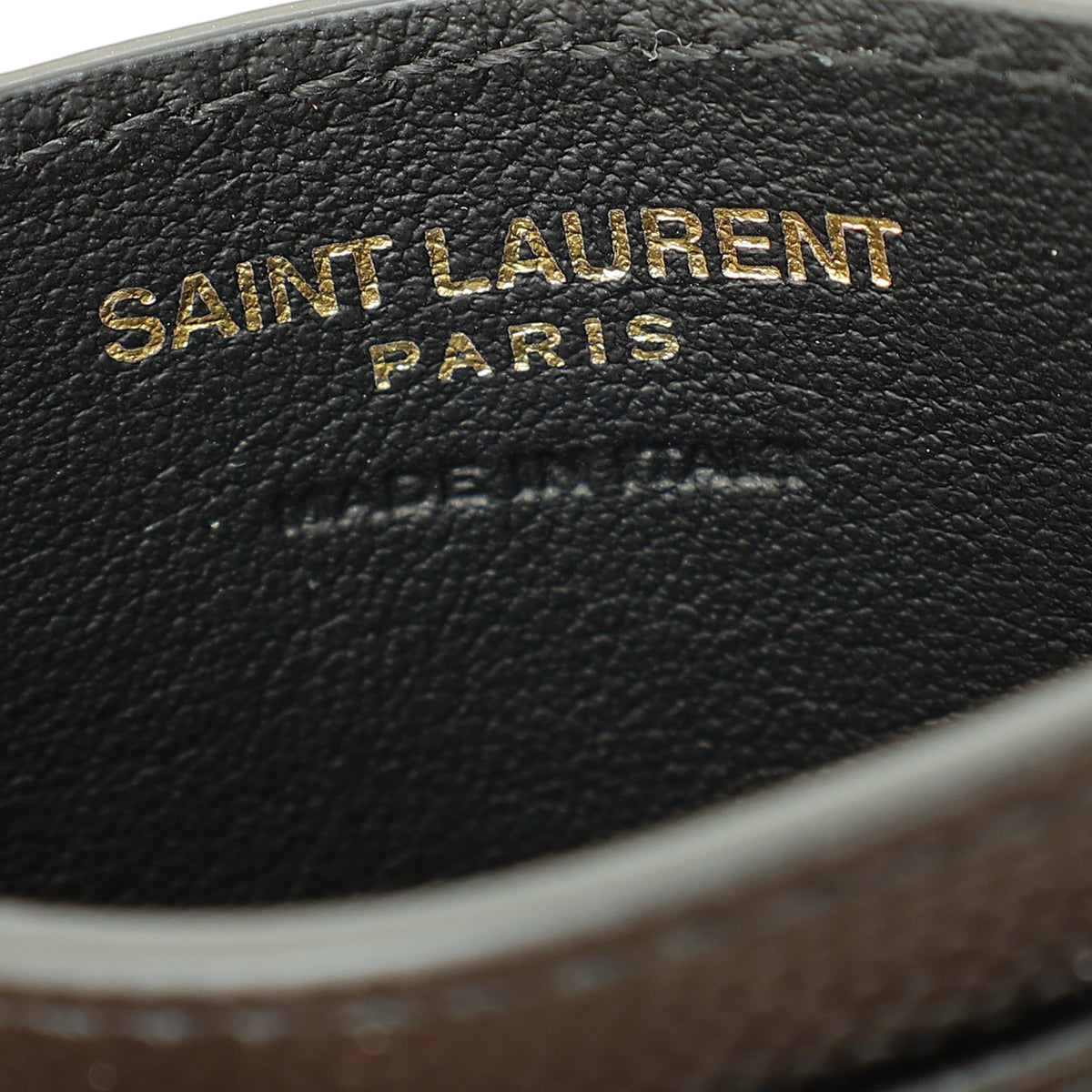 YSL Black Cassandre Matelasse Card Case