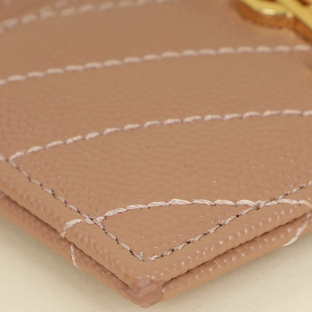 YSL Dust Rose Cassandre Matelasse Card Case