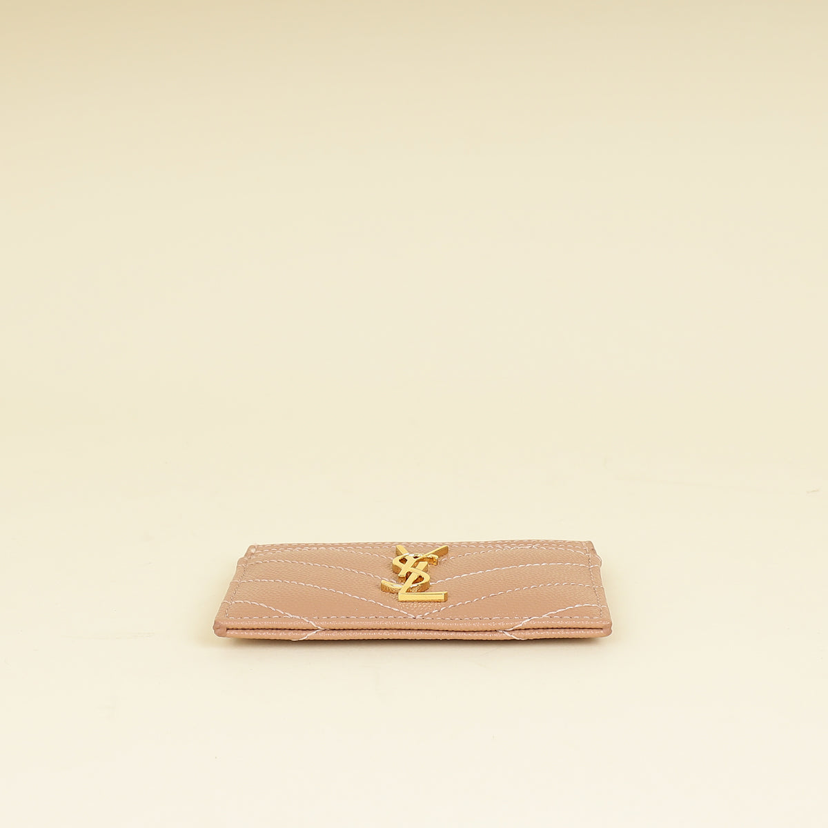 YSL Dust Rose Cassandre Matelasse Card Case