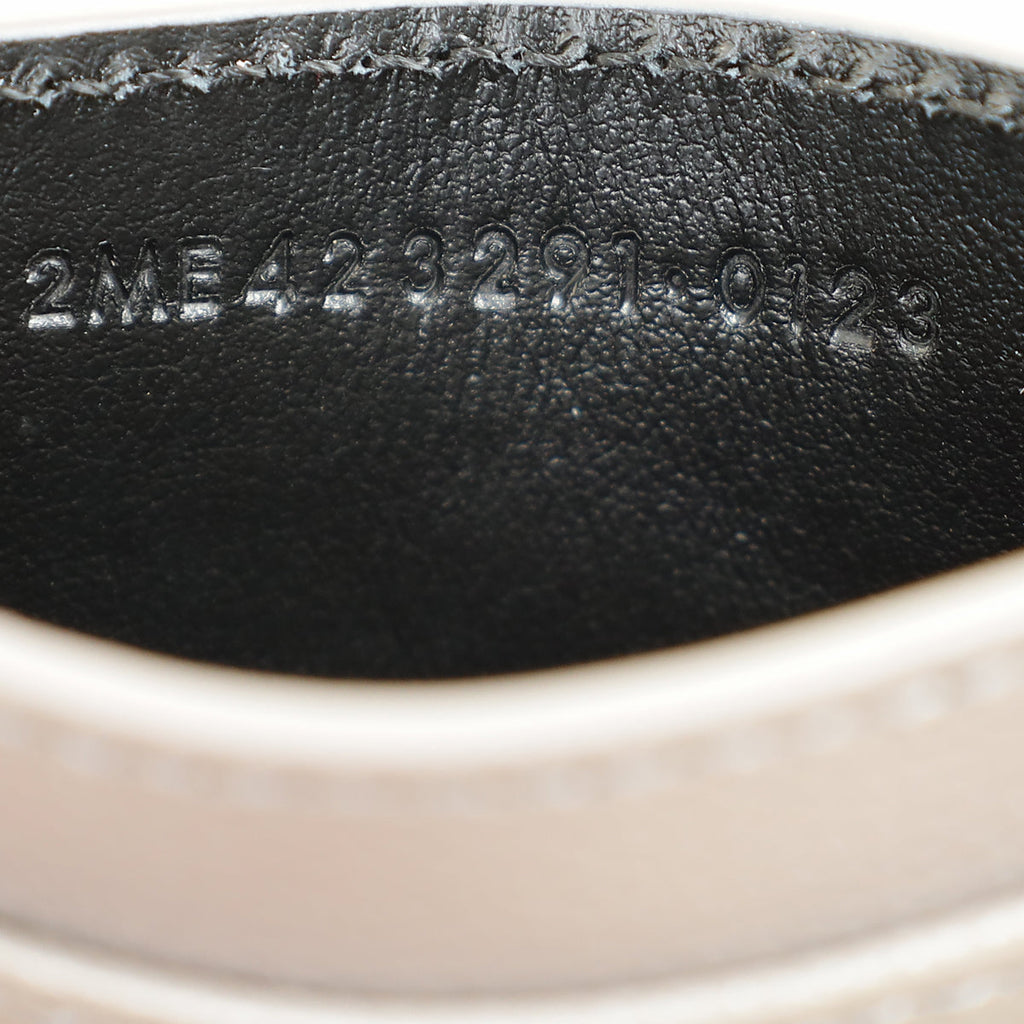 YSL Grey Cassandre Matelasse Card Case