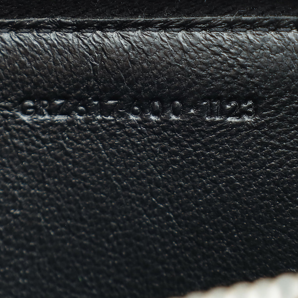YSL Black Zip Pouch Card Holder