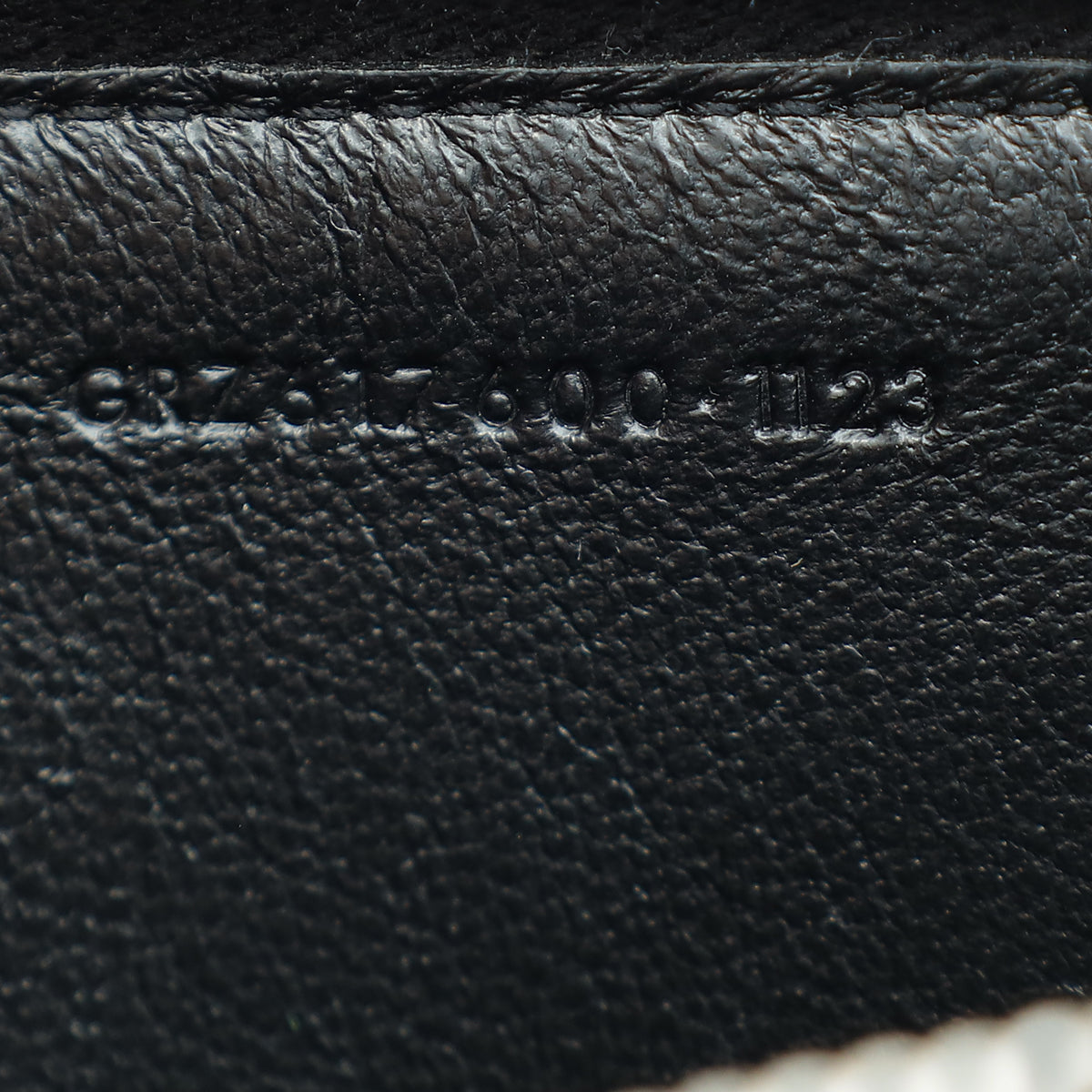 YSL Black Zip Pouch Card Holder