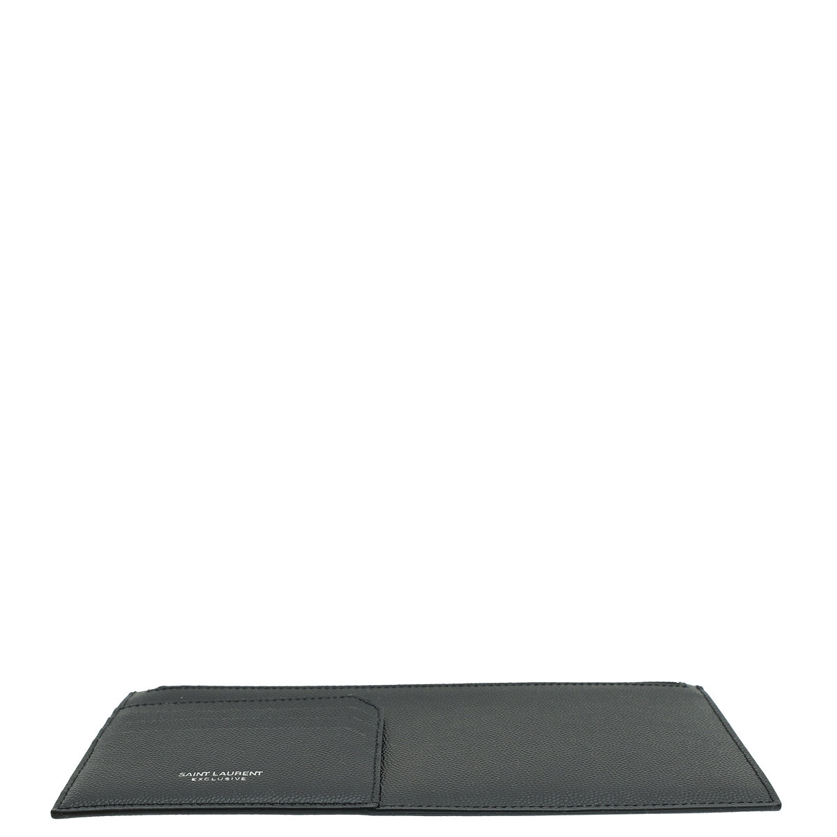 YSL Black Zip Pouch Card Holder