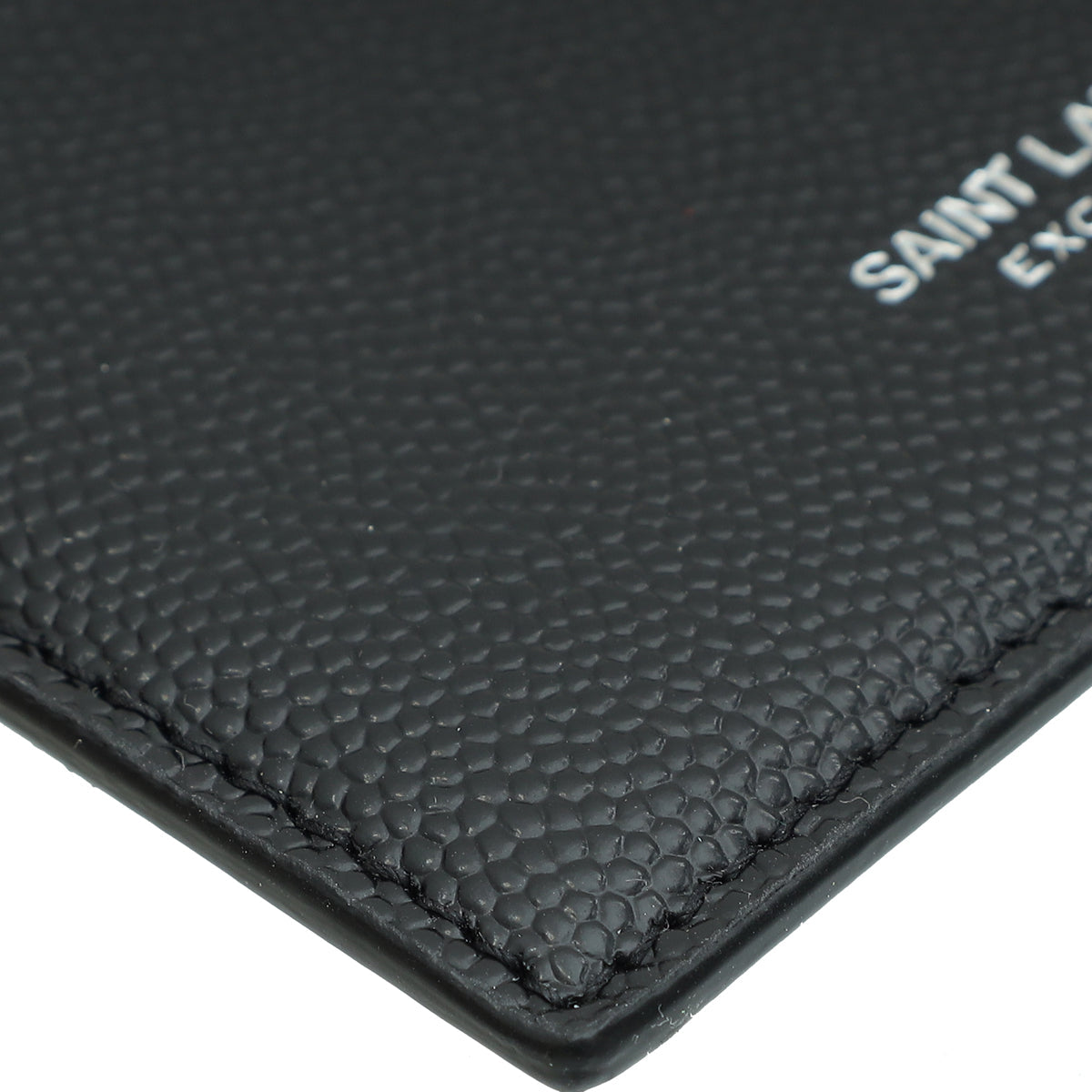 YSL Black Zip Pouch Card Holder