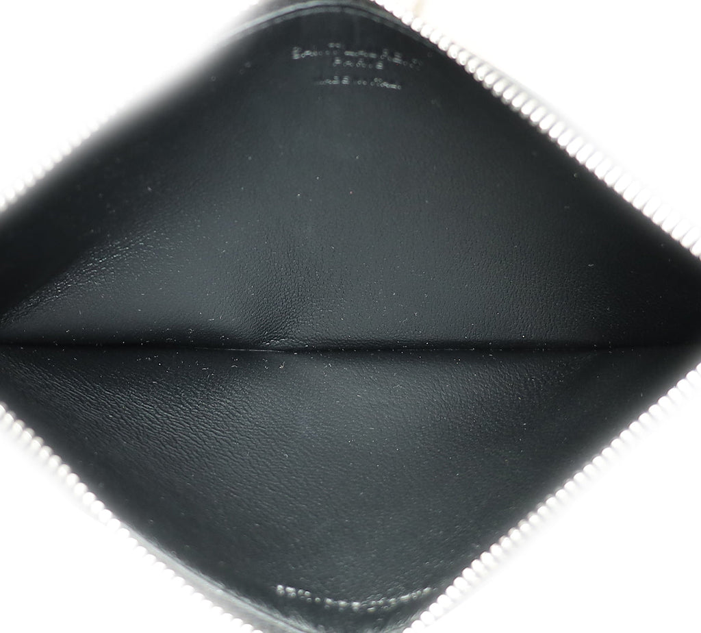 YSL Black Zip Pouch Card Holder