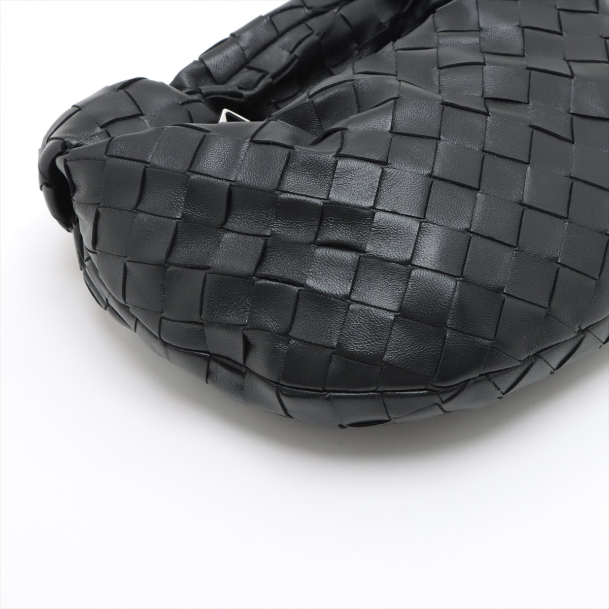 Bottega Veneta Black Intrecciato Leather Mini Jodie [Clearance Sale]