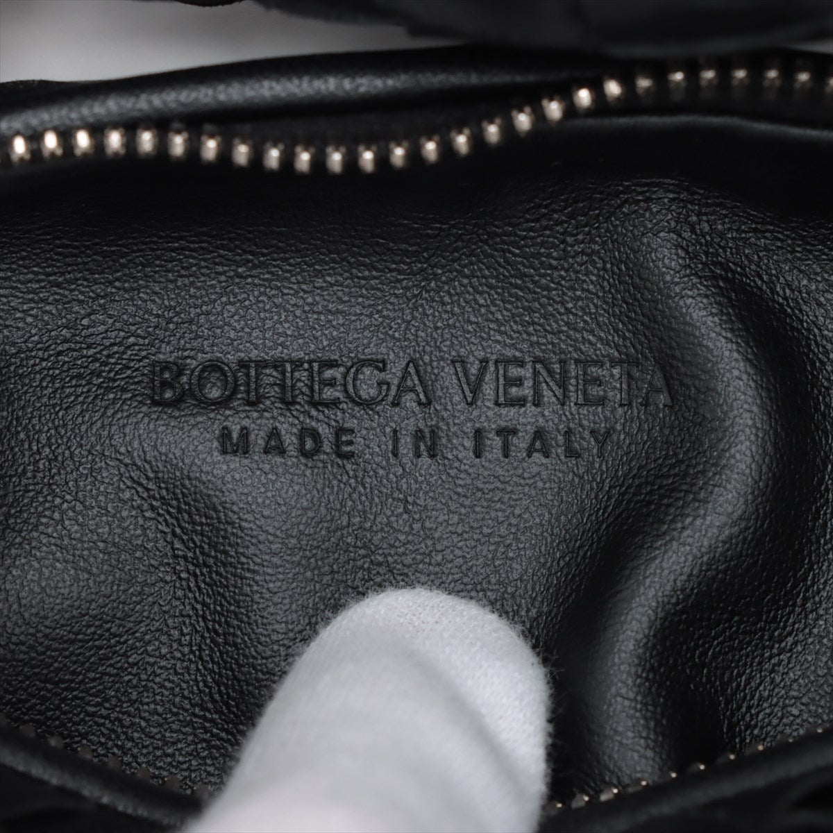 Bottega Veneta Black Intrecciato Leather Mini Jodie [Clearance Sale]