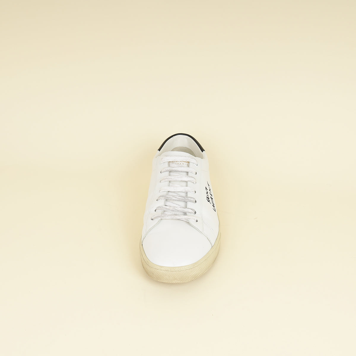 YSL Bicolor Court Classic sl/06 Embroidered Sneaker 44