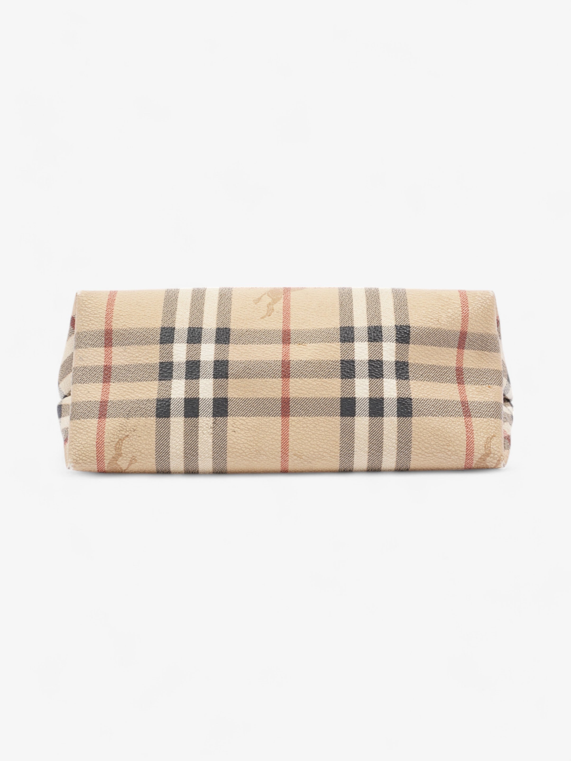Burberry Check Tote Nova Check / Brown Coated Canvas
