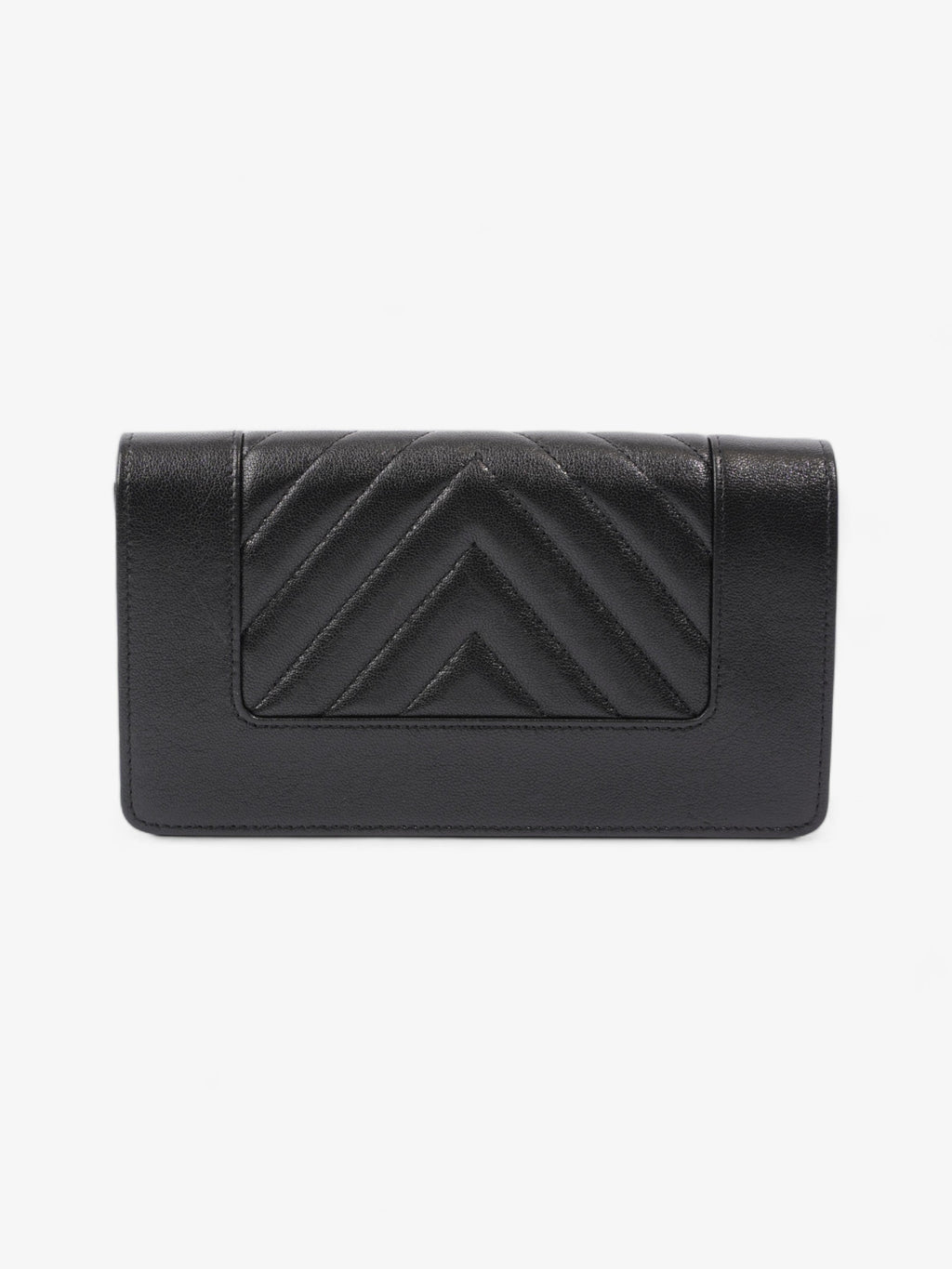 Chanel Mademoiselle Continental Wallet Black Caviar Leather