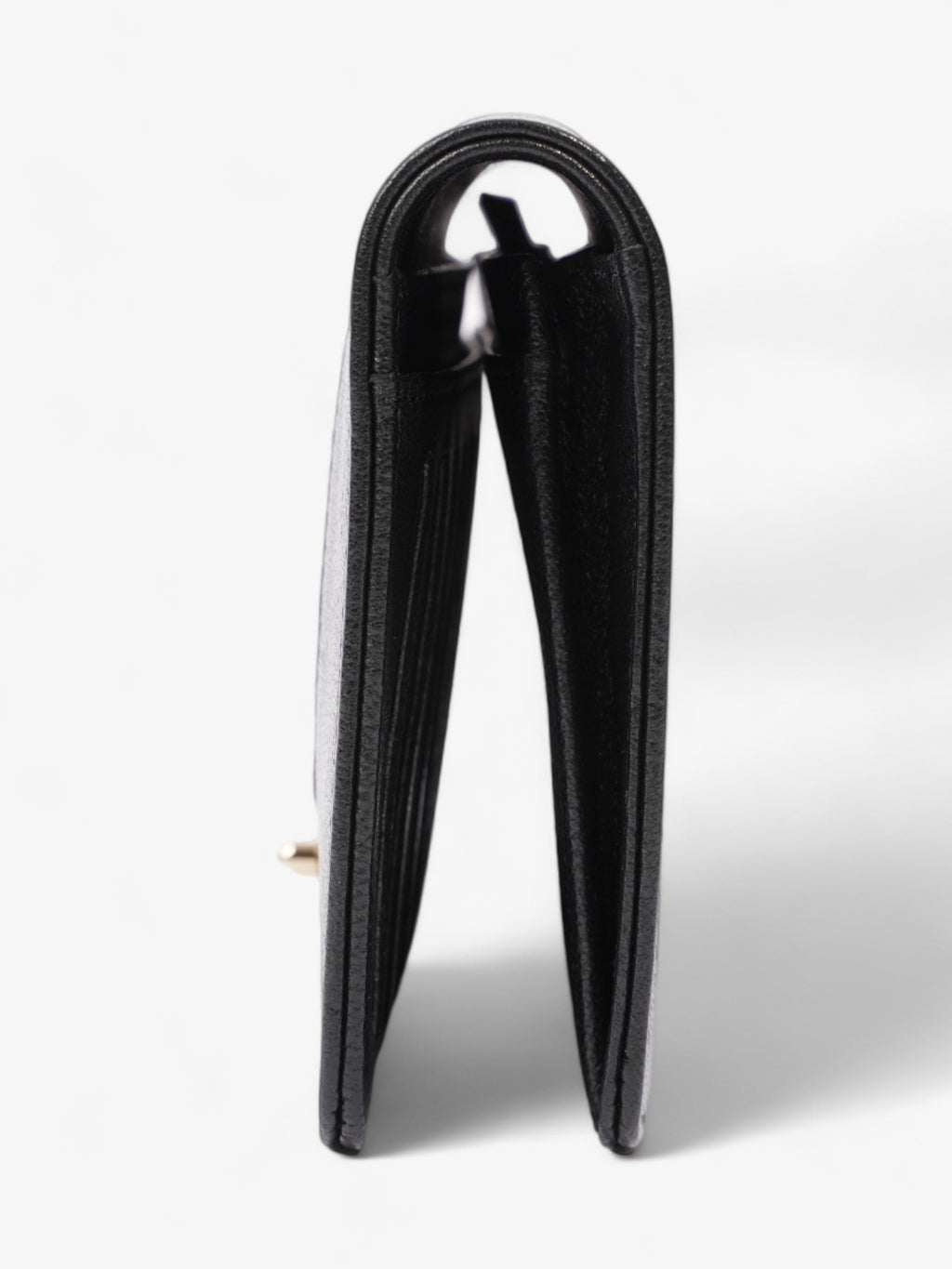 Chanel Mademoiselle Continental Wallet Black Caviar Leather