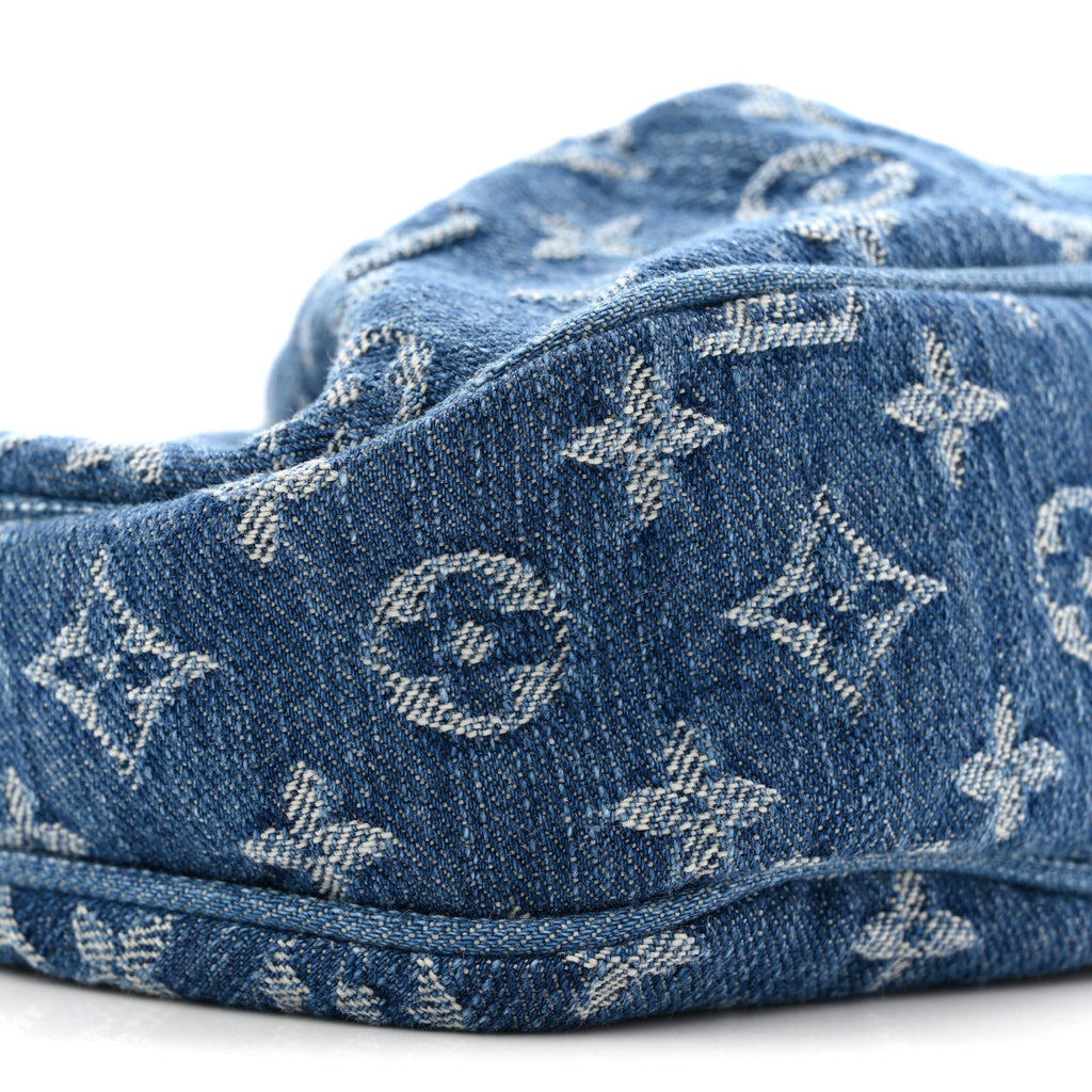 Monogram Denim Pochette Valley Blue