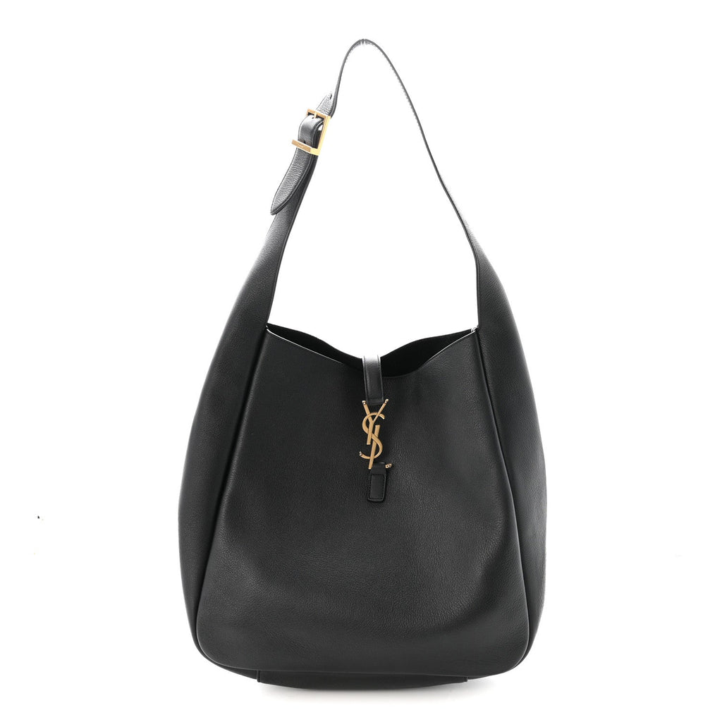 Supple Calfskin Large Le 5 A 7 Soft Hobo Black