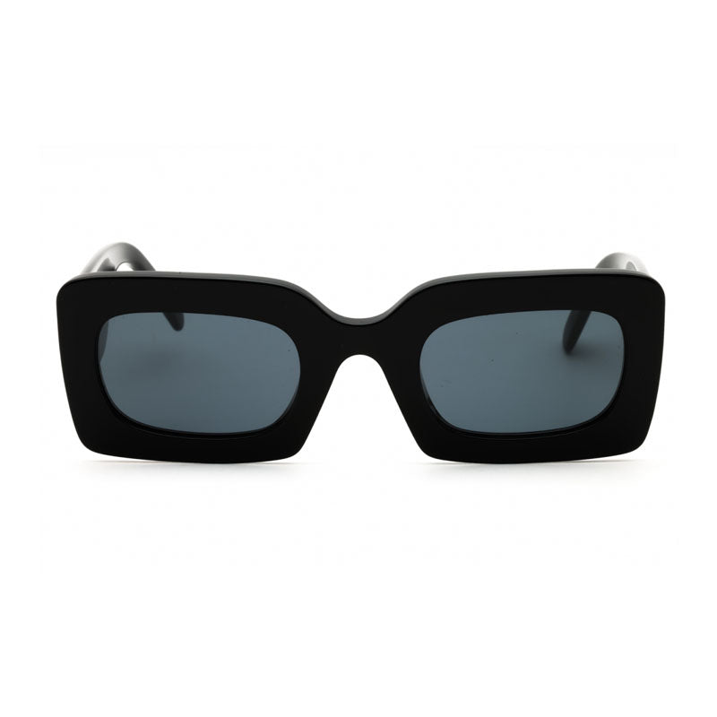 Marc Jacobs Sunglasses Rectangle Full Rim, Black Monogram Frame and Grey Lens MARC488/N/S003KIR