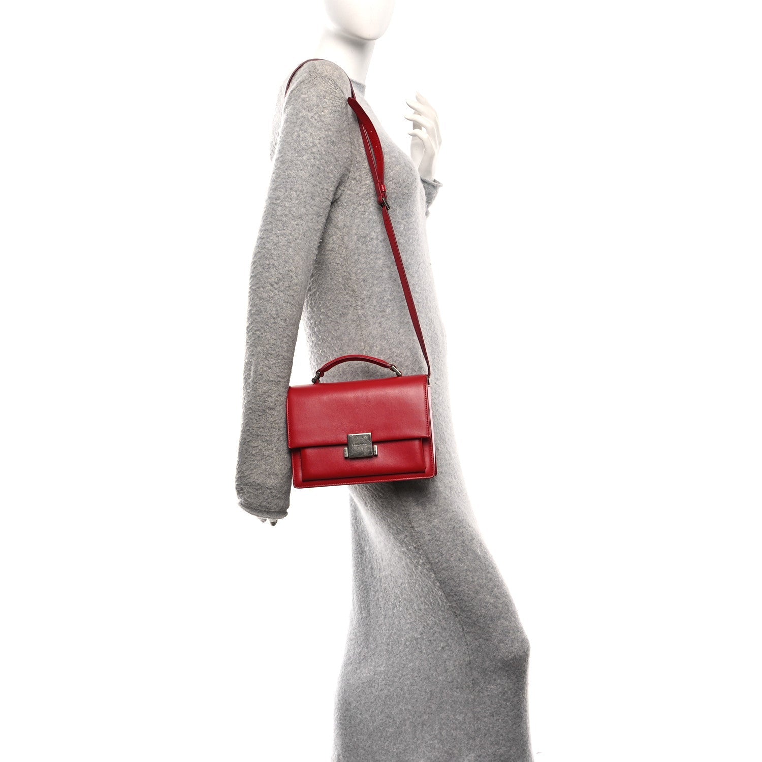 Calfskin Medium Bellechasse Satchel Rouge Eros