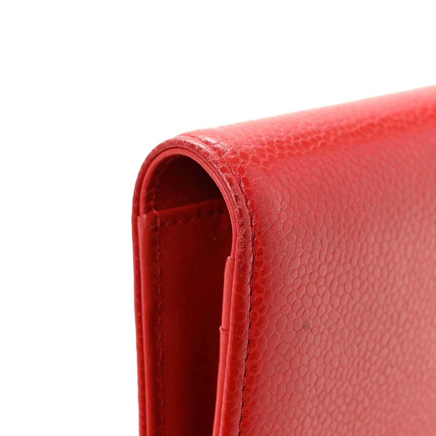 Caviar Timeless CC Yen Wallet Red