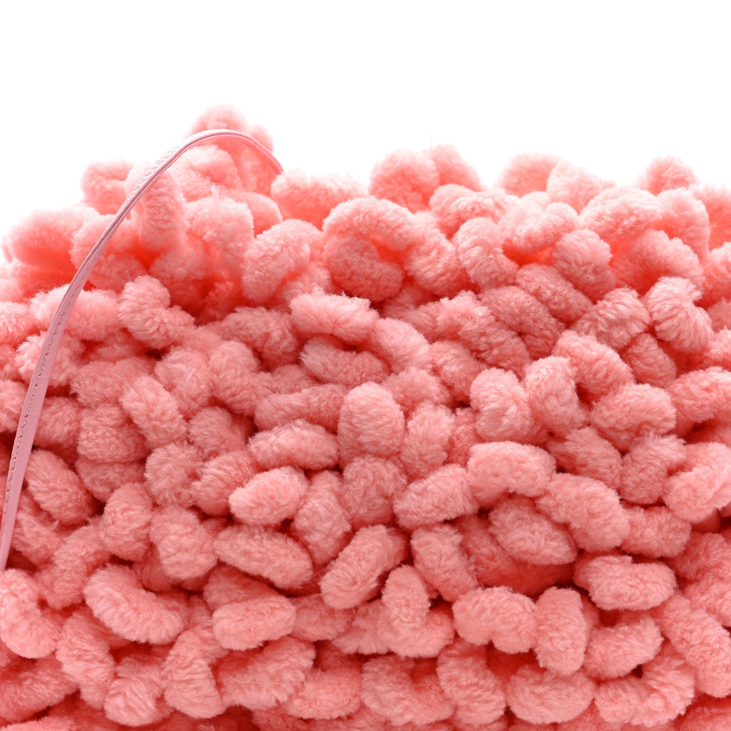 Chenille The Mini Pouch Pink
