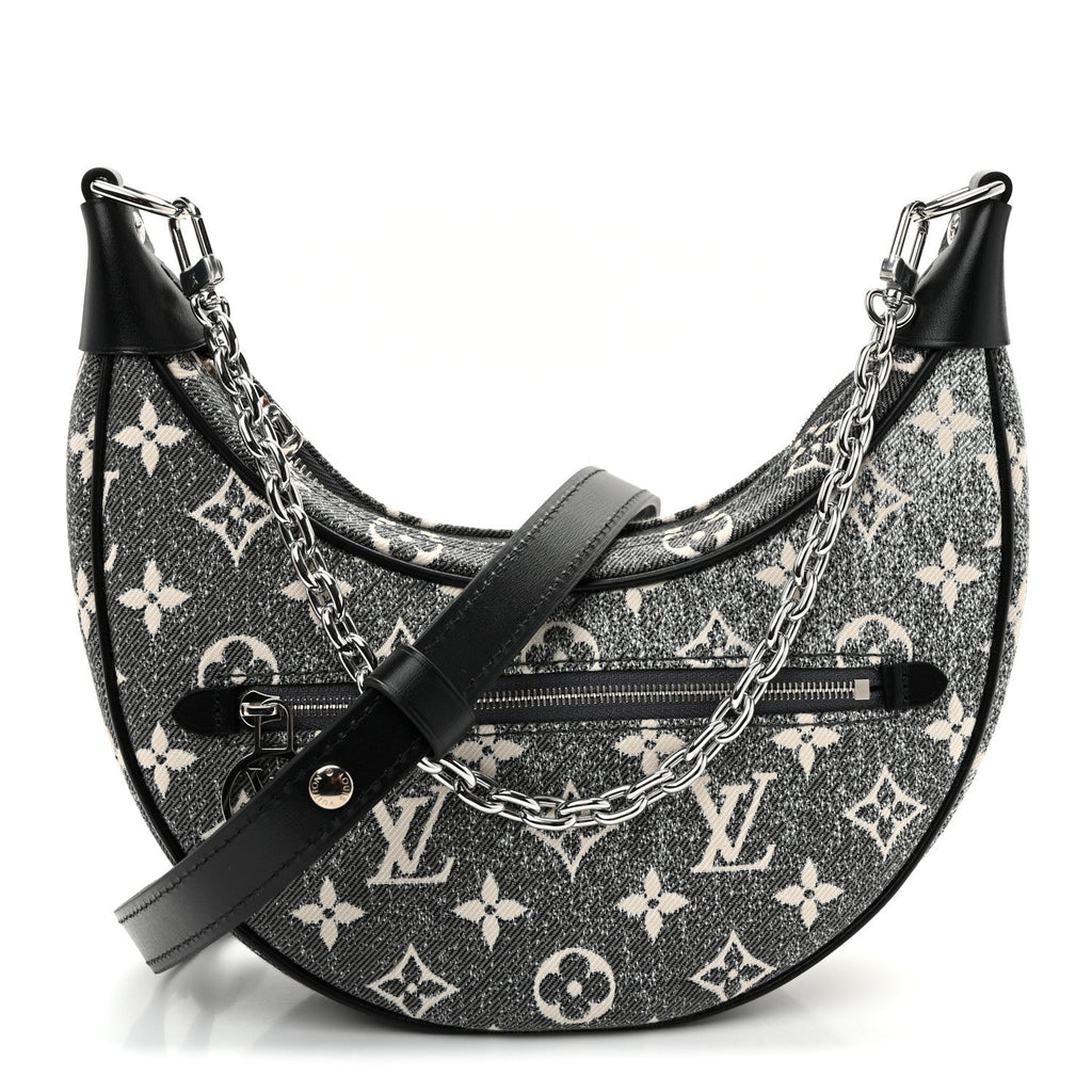 Monogram Jacquard Denim Loop Black