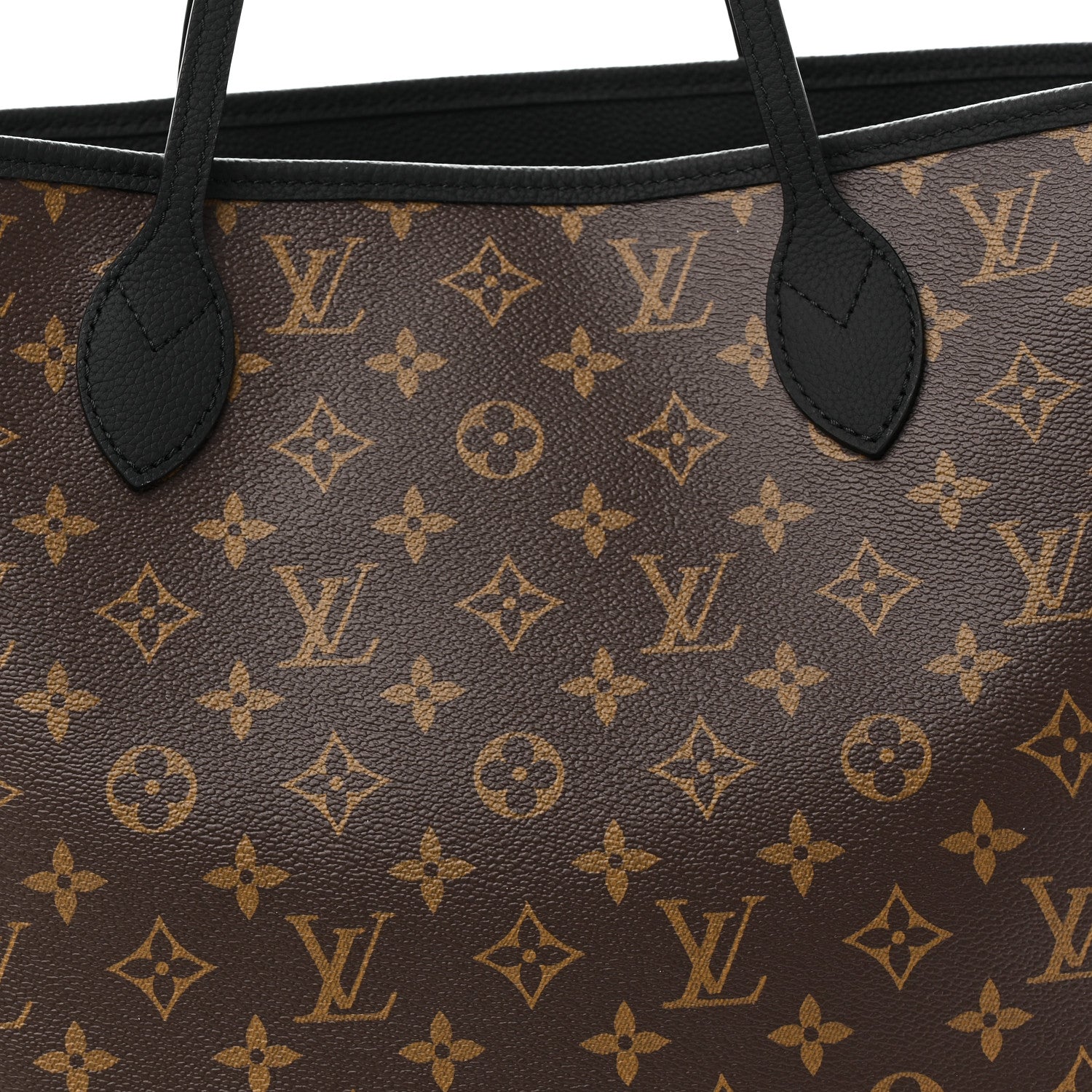 Monogram Calfskin Neo Neverfull Inside Out MM Black