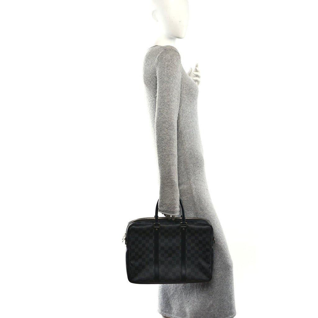 Damier Graphite Porte Documents Voyage PM