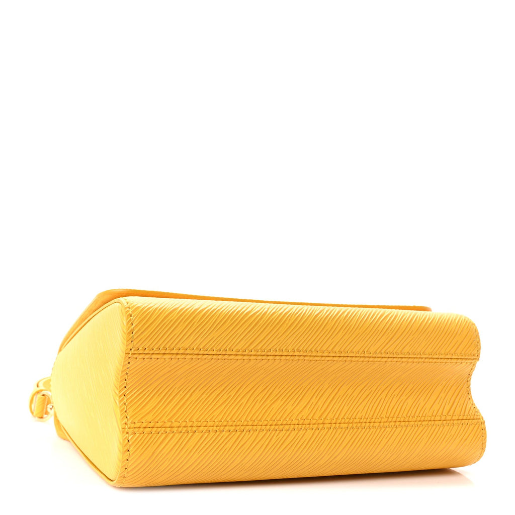 Epi Twist Braided Strap Shoulder Bag MM Sunflower
