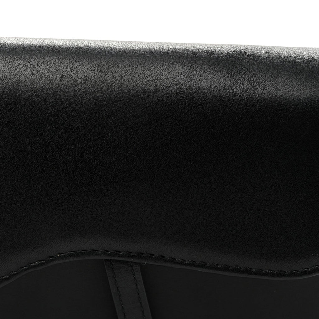 Calfskin Saddle Belt Bag Black
