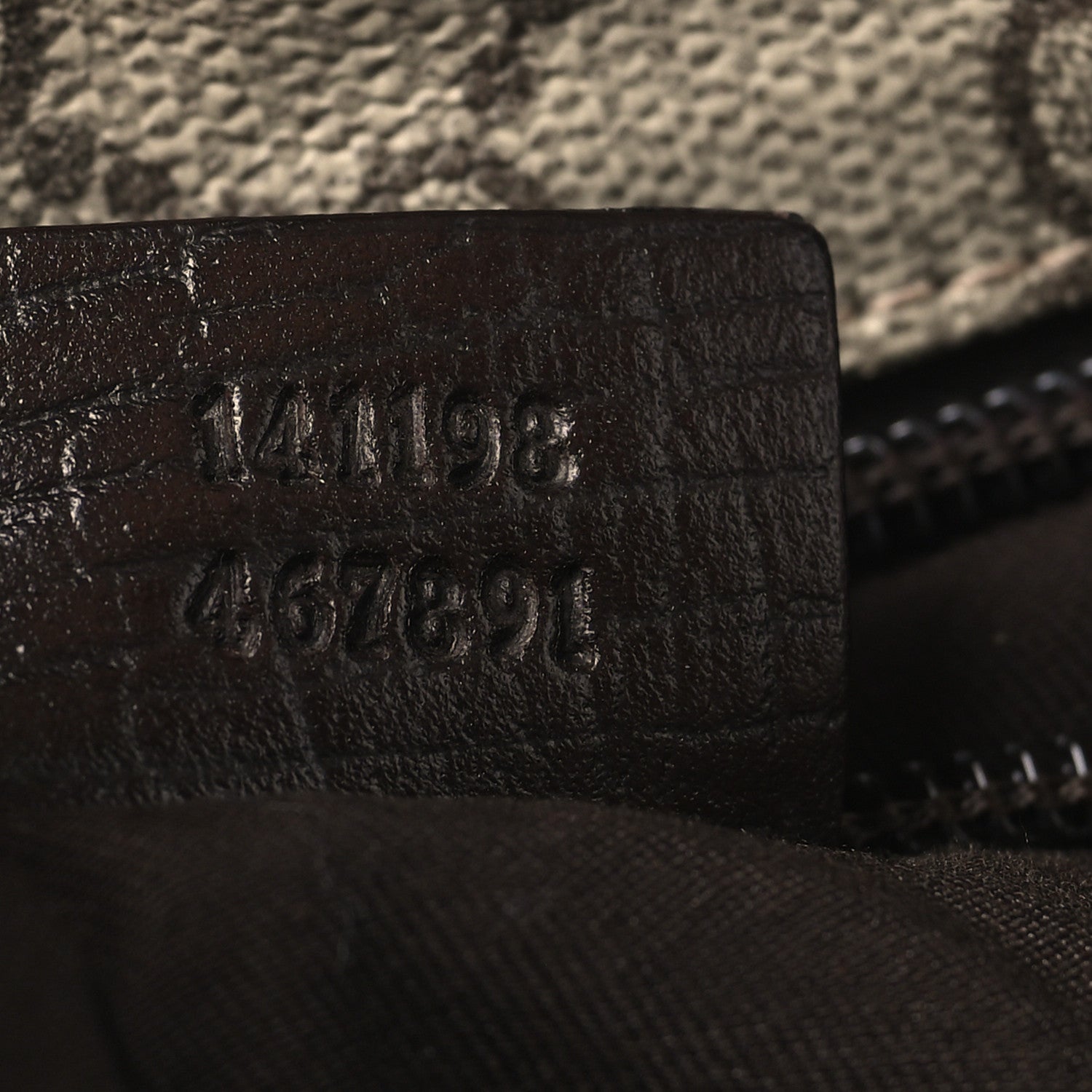 GG Plus Monogram Medium Flat Messenger Bag Dark Brown